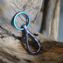 Load image into Gallery viewer, Luxury Titanium Car Key Chain Bamboo Super Flagship Titanium Key Chains Top Exquisite Handmade for Key Rings Men Women Best Gift