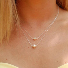 Load image into Gallery viewer, Necklace For Women Sexy Fashion Pop Silver Gold Charm Necklace Collar Set Multilayer Necklace Beach Leaf Pearl Shell Bodomia