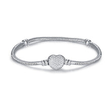 Load image into Gallery viewer, Original Silver Plated Charm Bracelet Rose Gold Snake Chain Fit Pandora Basic Bracelets For Women Charms Beads DIY Jewelry 2019