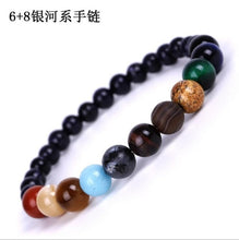 Load image into Gallery viewer, Galaxy Solar System Bracelet Universe Nine Planets Natural Stone Stars Earth Moon Bracelet For Women Man Fashion Jewelry