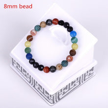 Load image into Gallery viewer, Galaxy Solar System Bracelet Universe Nine Planets Natural Stone Stars Earth Moon Bracelet For Women Man Fashion Jewelry