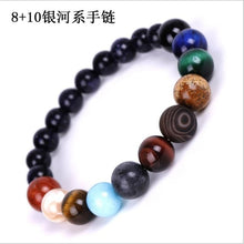 Load image into Gallery viewer, Galaxy Solar System Bracelet Universe Nine Planets Natural Stone Stars Earth Moon Bracelet For Women Man Fashion Jewelry