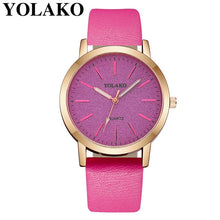 Load image into Gallery viewer, Luxury Brand Leather Quartz Women's Watch Ladies Fashion Watch Women Wristwatches Clock relogio feminino masculino #A