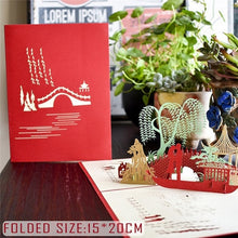 Load image into Gallery viewer, Love 3D Pop UP Cards Valentines Day Gift Postcard with Envelope Stickers Wedding Invitation Greeting Cards Anniversary for Her