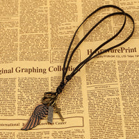 Load image into Gallery viewer, genuine leather male necklace 2019 high quality handmade cowhide men pendent retro charming jewelry resizable