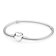 Load image into Gallery viewer, Shiny Minnie Retro Silver Color Charm Bracelets &amp; Bangles Snake Chain DIY 16cm-21cm Fine Bracelets Jewelry for Women Gift
