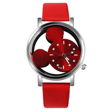 Load image into Gallery viewer, New Cartoon Watches Mickey Mouse Luxury Fashion Women's Watches Leather Ladies Watch Clock reloj mujer bayan kol saati relogio
