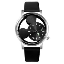 Load image into Gallery viewer, New Cartoon Watches Mickey Mouse Luxury Fashion Women's Watches Leather Ladies Watch Clock reloj mujer bayan kol saati relogio