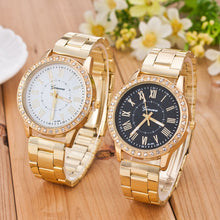 Load image into Gallery viewer, Fashion Women Watches Geneva Classic Women's Diamond Gold Wrist Watch Ladies Watch Dress Clock relogio masculino reloj mujer