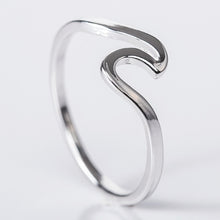 Load image into Gallery viewer, Fashion Simple Wave Rings for Women White Gold Color Wedding Jewelry  Ladies Gifts 2019 New Arrivals Dropshippping