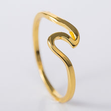 Load image into Gallery viewer, Fashion Simple Wave Rings for Women White Gold Color Wedding Jewelry  Ladies Gifts 2019 New Arrivals Dropshippping
