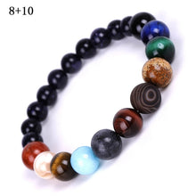 Load image into Gallery viewer, Men Bracelet for Men Women  Natural Stone Beaded  Chakra Yoga  Bracelet Universe  Solar System Planets Bracelets Charm Jewelry