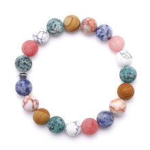 Load image into Gallery viewer, Men Bracelet for Men Women  Natural Stone Beaded  Chakra Yoga  Bracelet Universe  Solar System Planets Bracelets Charm Jewelry