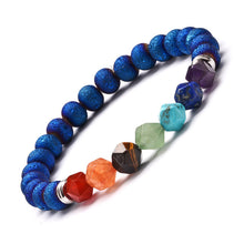 Load image into Gallery viewer, Men Bracelet for Men Women  Natural Stone Beaded  Chakra Yoga  Bracelet Universe  Solar System Planets Bracelets Charm Jewelry