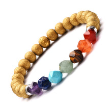 Load image into Gallery viewer, Men Bracelet for Men Women  Natural Stone Beaded  Chakra Yoga  Bracelet Universe  Solar System Planets Bracelets Charm Jewelry