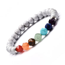 Load image into Gallery viewer, Men Bracelet for Men Women  Natural Stone Beaded  Chakra Yoga  Bracelet Universe  Solar System Planets Bracelets Charm Jewelry