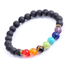 Load image into Gallery viewer, Men Bracelet for Men Women  Natural Stone Beaded  Chakra Yoga  Bracelet Universe  Solar System Planets Bracelets Charm Jewelry
