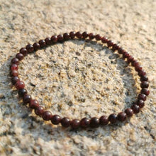 Load image into Gallery viewer, Minimalist 4mm Beads Bracelet Natural Stone Charm Bracelet for Men Women Yoga Healing Tuquoise Black Tourmaline Bracelet Gift