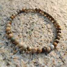 Load image into Gallery viewer, Minimalist 4mm Beads Bracelet Natural Stone Charm Bracelet for Men Women Yoga Healing Tuquoise Black Tourmaline Bracelet Gift