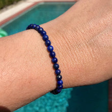 Load image into Gallery viewer, Minimalist 4mm Beads Bracelet Natural Stone Charm Bracelet for Men Women Yoga Healing Tuquoise Black Tourmaline Bracelet Gift