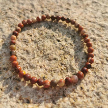 Load image into Gallery viewer, Minimalist 4mm Beads Bracelet Natural Stone Charm Bracelet for Men Women Yoga Healing Tuquoise Black Tourmaline Bracelet Gift