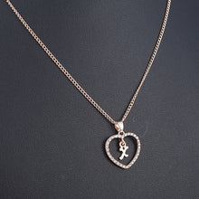 Load image into Gallery viewer, Romantic Love Pendant Necklace For Girls 2019 Women Rhinestone Initial Letter Necklace Alphabet Gold Collars Trendy New Charms