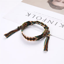 Load image into Gallery viewer, Bohemian Woven Bracelet Handmade Rainbow Lucky Friendship Bracelets Bangles for Women Men Boho Fringe Rope Braided Jewelry Gift