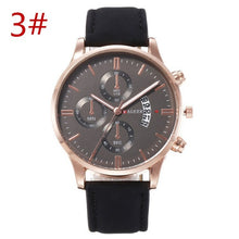 Load image into Gallery viewer, High-end business men watch luxury brand personality fashion quartz watch belt calendar trend belt watch men wrist watch