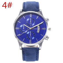 Load image into Gallery viewer, High-end business men watch luxury brand personality fashion quartz watch belt calendar trend belt watch men wrist watch