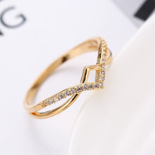 Load image into Gallery viewer, Fashion Simple Wave Rings for Women White Gold Color Wedding Jewelry  Ladies Gifts 2019 New Arrivals Dropshippping