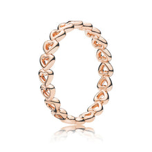 Load image into Gallery viewer, NEW Rose Gold Romantic Bowknot Crown Rings for Women With Clear Crystal Fine Finger Ring Wedding Jewelry Gift Special Offer