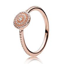 Load image into Gallery viewer, NEW Rose Gold Romantic Bowknot Crown Rings for Women With Clear Crystal Fine Finger Ring Wedding Jewelry Gift Special Offer