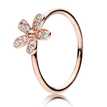 Load image into Gallery viewer, NEW Rose Gold Romantic Bowknot Crown Rings for Women With Clear Crystal Fine Finger Ring Wedding Jewelry Gift Special Offer