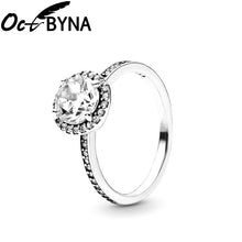 Load image into Gallery viewer, Octbyna Hot Sale Crown Finger Rings For Women Girls Sparkling Zircon Brand Rings Wedding Engagement Jewelry Gift Dropshipping