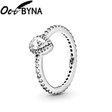 Load image into Gallery viewer, Octbyna Hot Sale Crown Finger Rings For Women Girls Sparkling Zircon Brand Rings Wedding Engagement Jewelry Gift Dropshipping