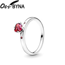 Load image into Gallery viewer, Octbyna Hot Sale Crown Finger Rings For Women Girls Sparkling Zircon Brand Rings Wedding Engagement Jewelry Gift Dropshipping
