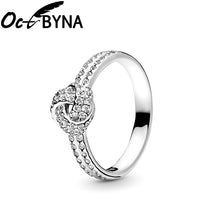 Load image into Gallery viewer, Octbyna Hot Sale Crown Finger Rings For Women Girls Sparkling Zircon Brand Rings Wedding Engagement Jewelry Gift Dropshipping