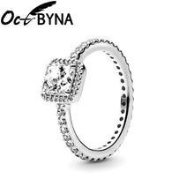 Load image into Gallery viewer, Octbyna Hot Sale Crown Finger Rings For Women Girls Sparkling Zircon Brand Rings Wedding Engagement Jewelry Gift Dropshipping