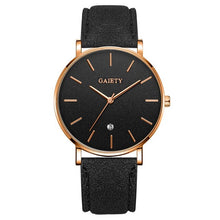 Load image into Gallery viewer, High End Men's Watch Fashion Simple Casual Calendar Business Watch Clock Leather Strap Men's Quartz WristWatch Erkek Kol Saati#F