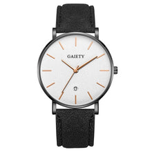 Load image into Gallery viewer, High End Men's Watch Fashion Simple Casual Calendar Business Watch Clock Leather Strap Men's Quartz WristWatch Erkek Kol Saati#F