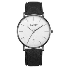Load image into Gallery viewer, High End Men's Watch Fashion Simple Casual Calendar Business Watch Clock Leather Strap Men's Quartz WristWatch Erkek Kol Saati#F