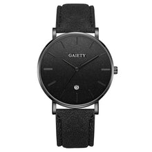Load image into Gallery viewer, High End Men's Watch Fashion Simple Casual Calendar Business Watch Clock Leather Strap Men's Quartz WristWatch Erkek Kol Saati#F