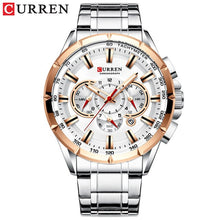 Load image into Gallery viewer, High-end quality CURREN autumn new men's steel belt watch, military multi-functional durable watch, quartz men's watch