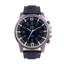 Load image into Gallery viewer, men's watch hot High-End Quality Fashion Retro Design unisex simple business quartz wristwatch  leather sport  relogio masculino