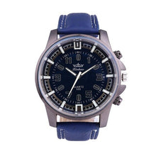 Load image into Gallery viewer, men's watch hot High-End Quality Fashion Retro Design unisex simple business quartz wristwatch  leather sport  relogio masculino