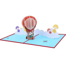 Load image into Gallery viewer, Valentine's Day Xmas Invitation Greeting Card Christmas 3D Pop Up Holiday Card  Multi-designs Cartoon Pattern Holiday Party Card