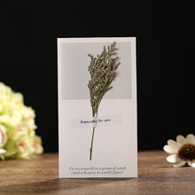 Load image into Gallery viewer, Dried Flowers Gift 1PC Romantic Hot New Birthday Invitations Creative Wedding Greeting Cards Anniversary Paper Valentine