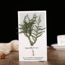Load image into Gallery viewer, Dried Flowers Gift 1PC Romantic Hot New Birthday Invitations Creative Wedding Greeting Cards Anniversary Paper Valentine