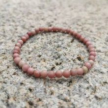 Load image into Gallery viewer, Minimalist 4mm Beads Bracelet Natural Stone Charm Bracelet for Men Women Yoga Healing Tuquoise Black Tourmaline Bracelet Gift