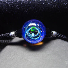 Load image into Gallery viewer, Universe Planets Glass Bead Bangles &amp; Bracelets Galaxy Fashion Jewelry Galaxy Solar System Bracelet For Women Christmas